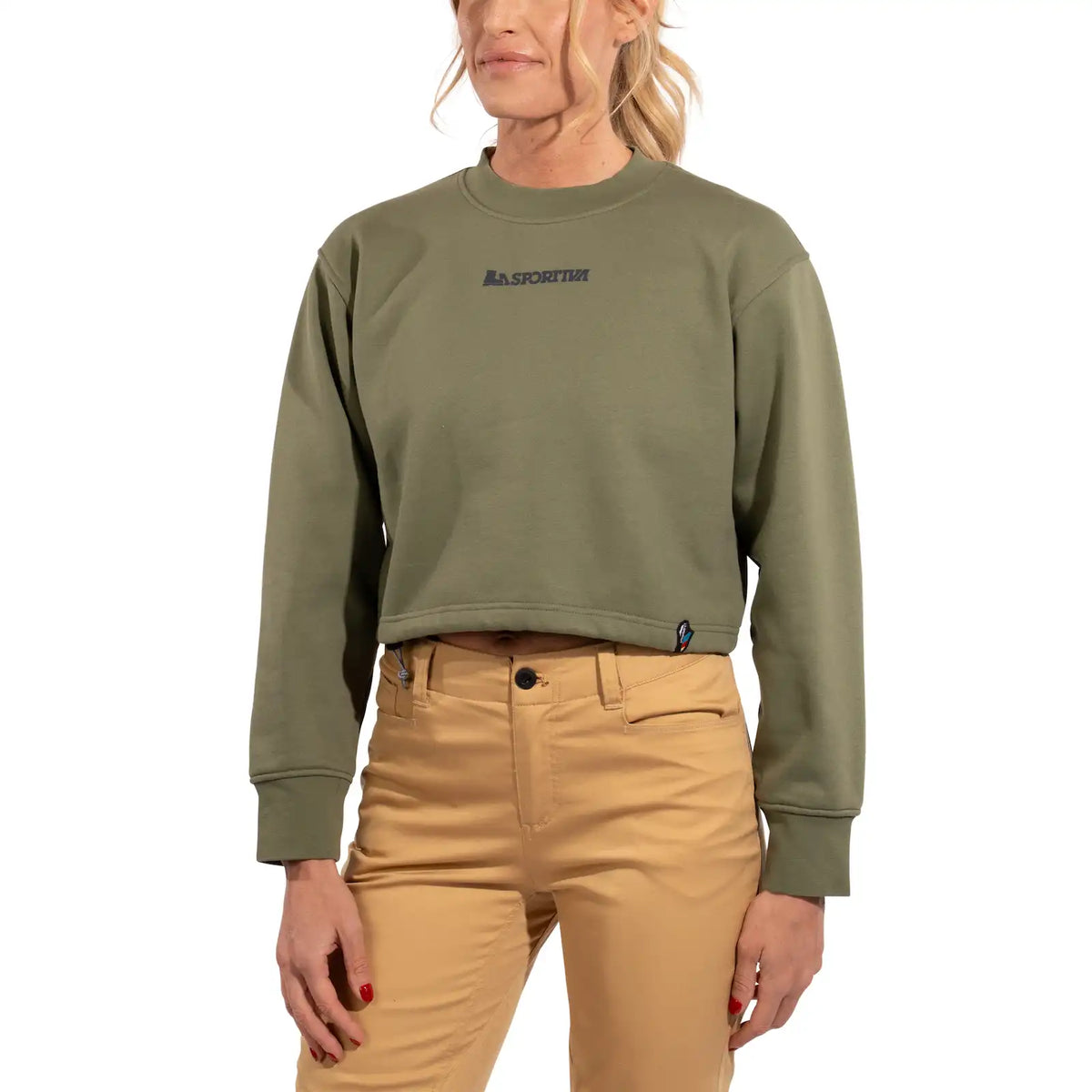Heritage Logo Crop Sweater Women's